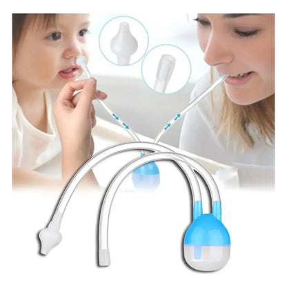 Pack X2 Aspirador Nasal Bebe Aspirador Nasal Con Deposito