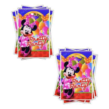 10 Bolsas Para Piñata Minnie Bolsas Para Dulces Piñata