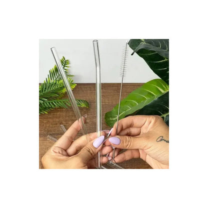 Set 6 Bombillas De Vidrio + Cepillo Limpiador Bombilla Mate Transparente