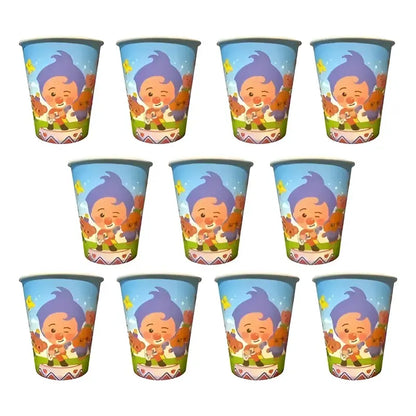 X20 Vasos Cumpleaños Vasos Desechable Cumpleaños Plim Plim Plim Plim