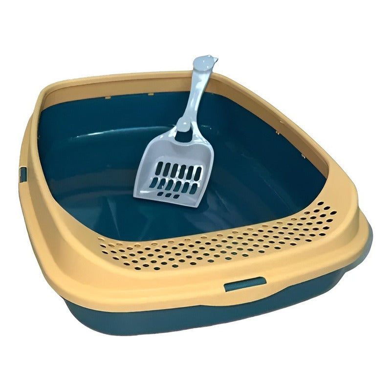 Arenero Para Gatos Caja + Arena Para Gatos Aglutinante 5kg