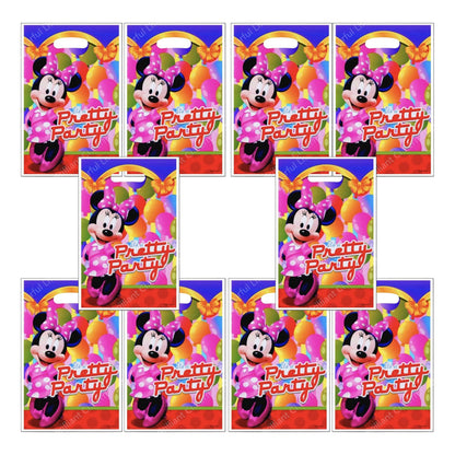 10 Bolsas Para Piñata Minnie Bolsas Para Dulces Piñata