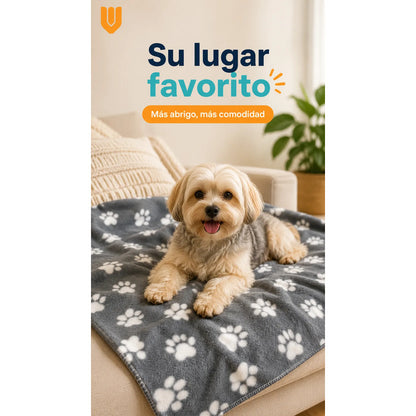 Frazada Manta Abrigo Suave Perro Gato Lavable Invierno 60*90 Multicolor Hembra Surtido Aleatorio Paños Mascotas Diseño Huellas 60x90