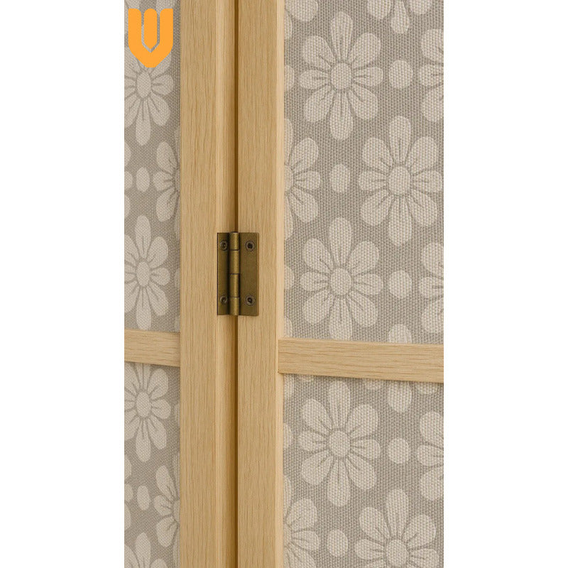 Biombo Separador Ambientes Ratan Moderno 4 Puertas 180 Cm