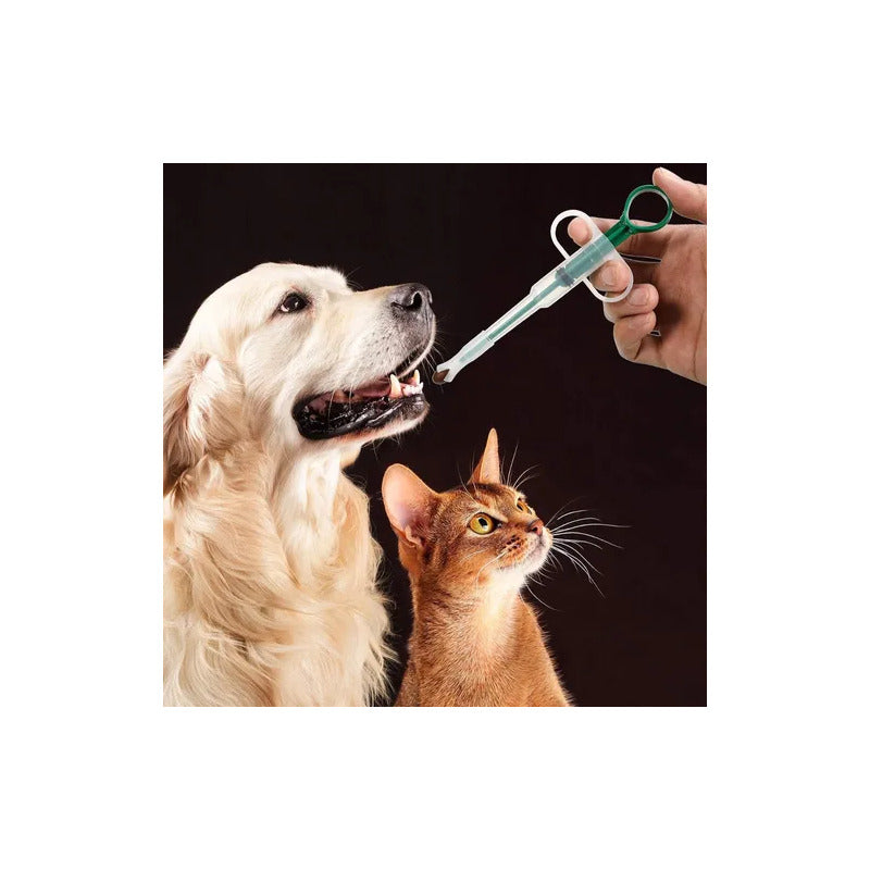 X2 Jeringa Aplicador Medicamento Jeringa Dosificador Mascota