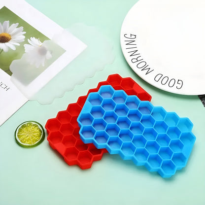 X2 Hielera Cubeta De Hielo Silicona Molde Para Hielo 37cav