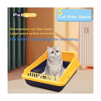 Arenero Para Gato Caja De Arena + Arena Para Gato Tofu 2.5kg