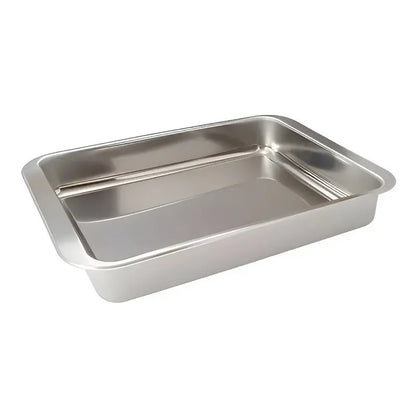 X4 Bandeja Para Horno Bandeja De Acero Inoxidable Multiuso  Gris Claro