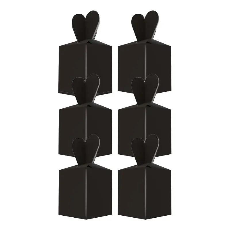 X6 Cajas De Regalo Para Dulces Cotillón Decoración Cumpleaño