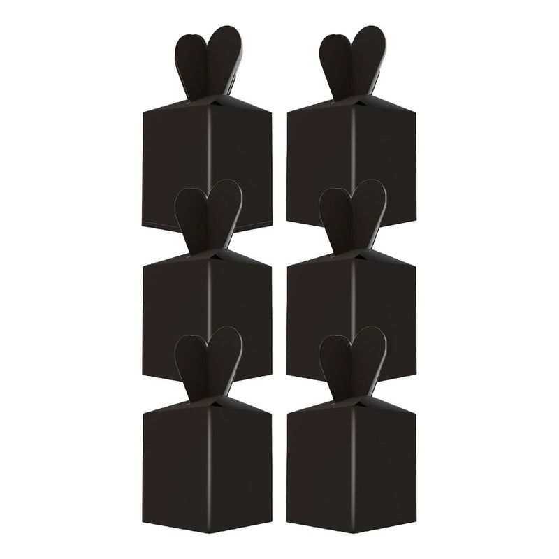 X6 Cajas De Regalo Para Dulces Cotillón Decoración Cumpleaño