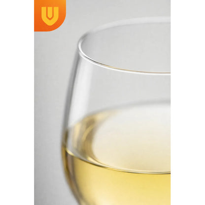 X2 Copas Vino Cristal 175ml 22cm Alto 6 5cm Diametro Boca Copa Vino Tinto Transparente Pack 2 Apto Lavavajillas Cristaleria Resistente Hogar Gastronomia Regalo Elegante