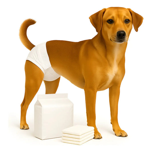 X90 Pañales Perros Gato Pañal Macho Hembra Pañales Gato M Blanco Hembra M 42 X 30 Cm