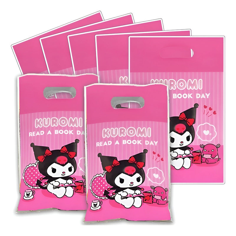 10 Bolsas Para Piñata Kuromi Bolsas Para Dulce Fiesta Kuromi