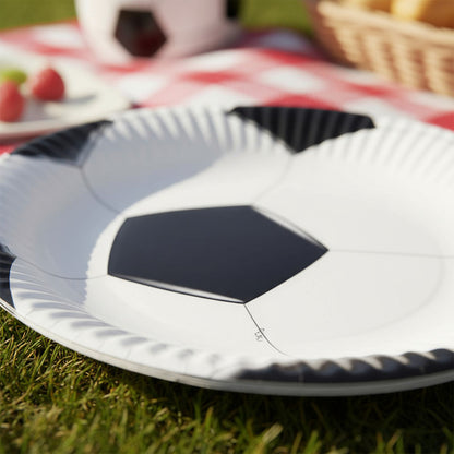 X30 Platos Cumpleaños Futbol Platos Desechable Decoracion