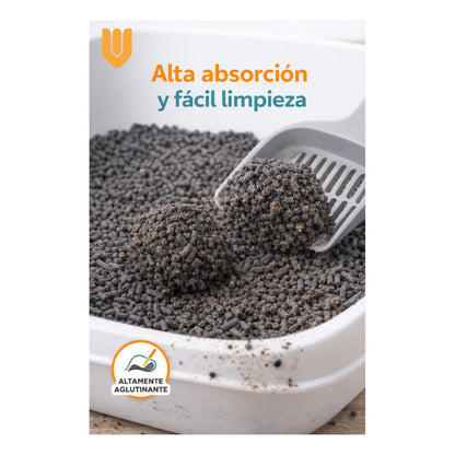 Arena Tofu Arena Sanitaria Arena Aglutinante Tofu 2.5 Kg 2 Unidad Carbón Activado Lavanda