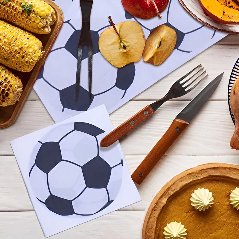 40 Servilletas De Futbol Cumpleaños Feliz Cumpleaños Futbol