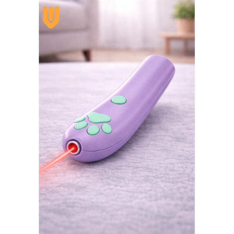 Puntero Laser Juguete Interactivo Gatos Raton Proyector Juguete Caza Felina Proyector Ratón Luz Multicolor Estimulacion Instinto Agilidad Diversion Interior Laser