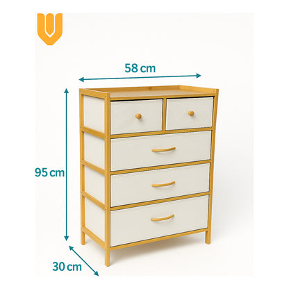 Estante Bambu 4 Niveles Baño Organizador Duradero Resistente