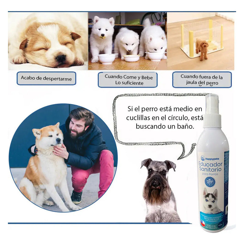 50 Sabanillas Perros 45x60 + Educador Sanitario Perro 230 Ml