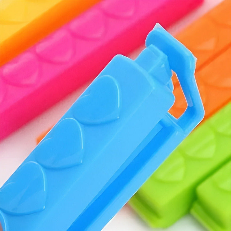 6 Pinzas Sellado Bolsa Clips Bolsas Sellado Facil Alimentos