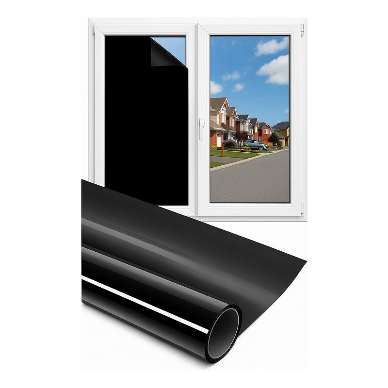 Vinil Espejo Privacidad Film Solar Electrostica Ventanas