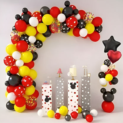 Pack X6 Globos Lunares Cumpleaños Globo Unicolor Decoracion