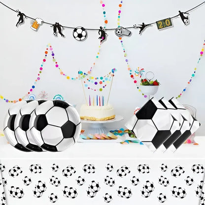 20 Servilletas Cumpleaños Feliz Cumpleaños Pelota De Futbol Blanco Pelota Futbol