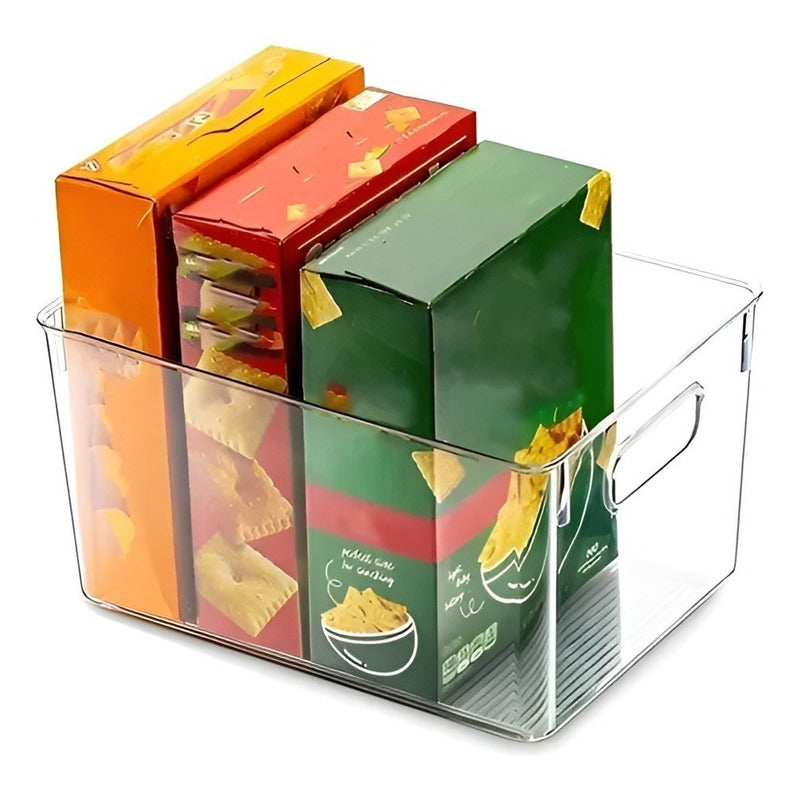 Organizador De Refrigerador Contenedor Organizador Despensa Color Transparente 864