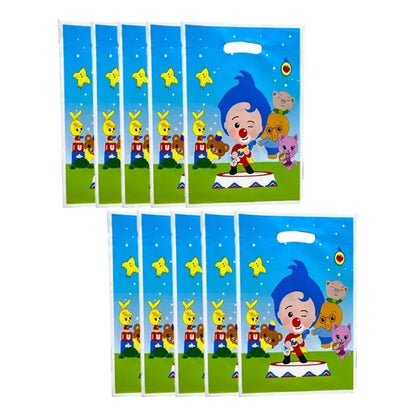 20 Bolsas Para Piñata Plim Plim  Bolsas Para Dulces Piñata Celeste 176
