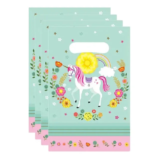 30 Bolsa Piñata Unicornio Bolsas Para Piñata Bolsas Dulces Multicolor Bolsas Pñata