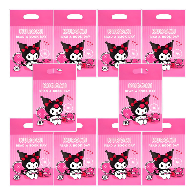 10 Bolsas Para Piñata Kuromi Bolsas Para Dulce Fiesta Kuromi