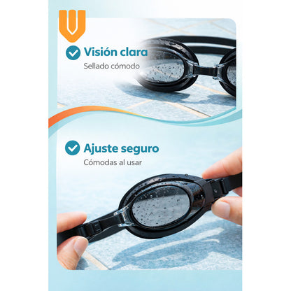 Vitrineon Cl Lentes Natacion Infantiles Piscina Silicona