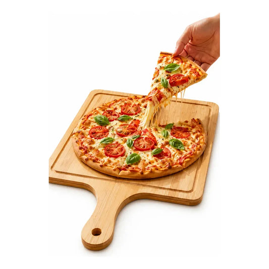 2 Tabla De Picoteo De Madera Picoteo Tabla De Cocin 27x30cm Tabla Cuadrada Tabla Bambu Pizza Picoteo Madera Rectangular 27x30cm Espesor 8mm Mango Quesos Aperitivos Cocina 27x30