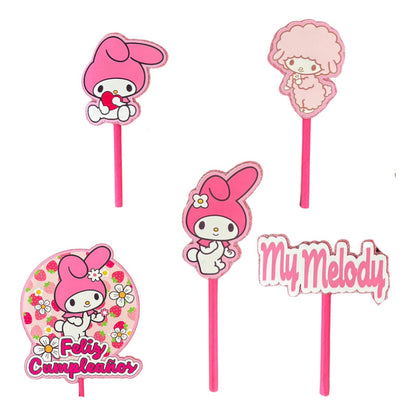 Topper Cumpleaños Torta Cotillon Cup Cake Fiestas Decoracion