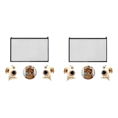 Pack X2 Puerta De Seguridad Plegable Magica Malla Mascotas