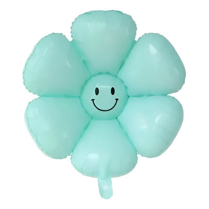 Globo Metalizado Flor Globo Cumpleaños Globo Metalico 739 Celeste