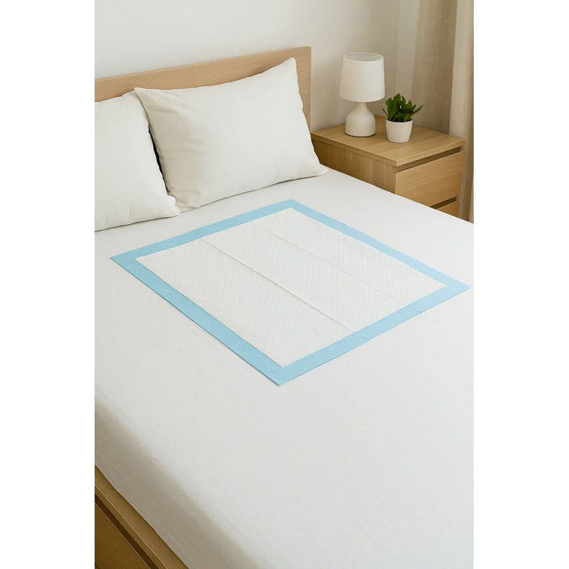 120 Sabanilla Adulto Protector Cama Pañales Protector 45x60 45x60 Cm Azul