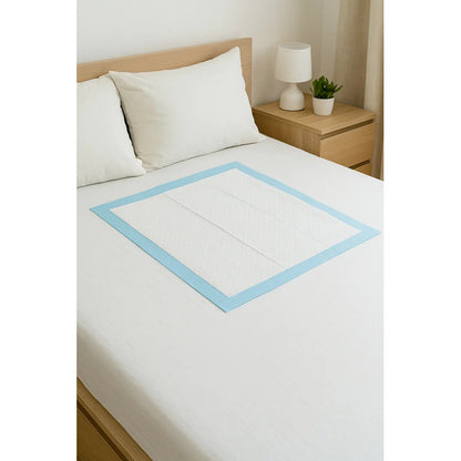 120 Sabanilla Adulto Protector Cama Pañales Protector 45x60 45x60 Cm Azul