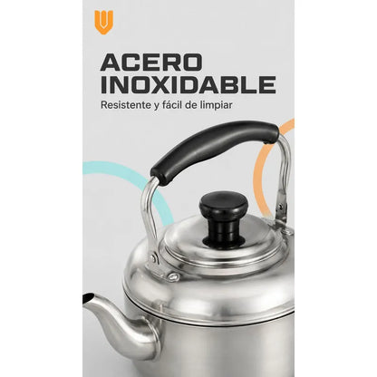 Cafetera Cuello Cisne Sopas Infusiones Montaña Full Cocina P Tetera Cuello Cisne Acero Inoxidable 2 Litros Plateada Mango Plástico Apta Fuego Directo Cocina Cafés Tés Dcbz18 Premium