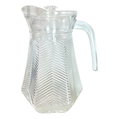 X5 Jarra Vidrio Jugo Jarra Agua Jarro De Vidrio Transparente Transparente