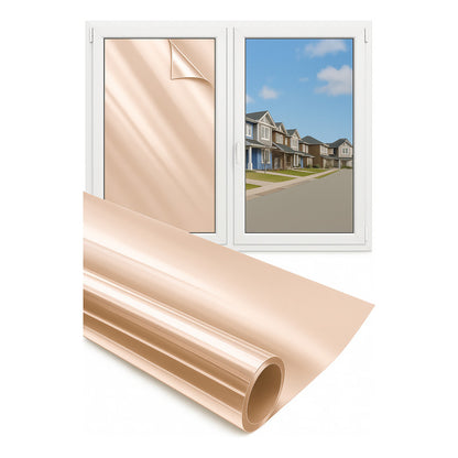 Vinil Espejo Privacidad Film Solar Ventanas Calor Rayos Uv
