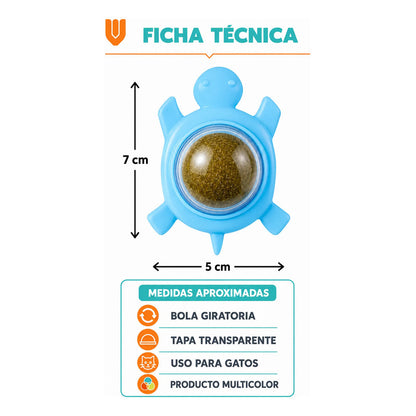 X2 Bola Hierba Gatera Catnip Snack Para Gatos Bola Adhesiva  Variado
