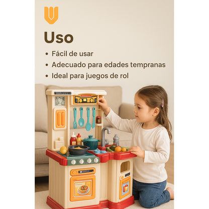 Cocina Juguete Infantil Juego Niños Set Cocina 67 Piezas