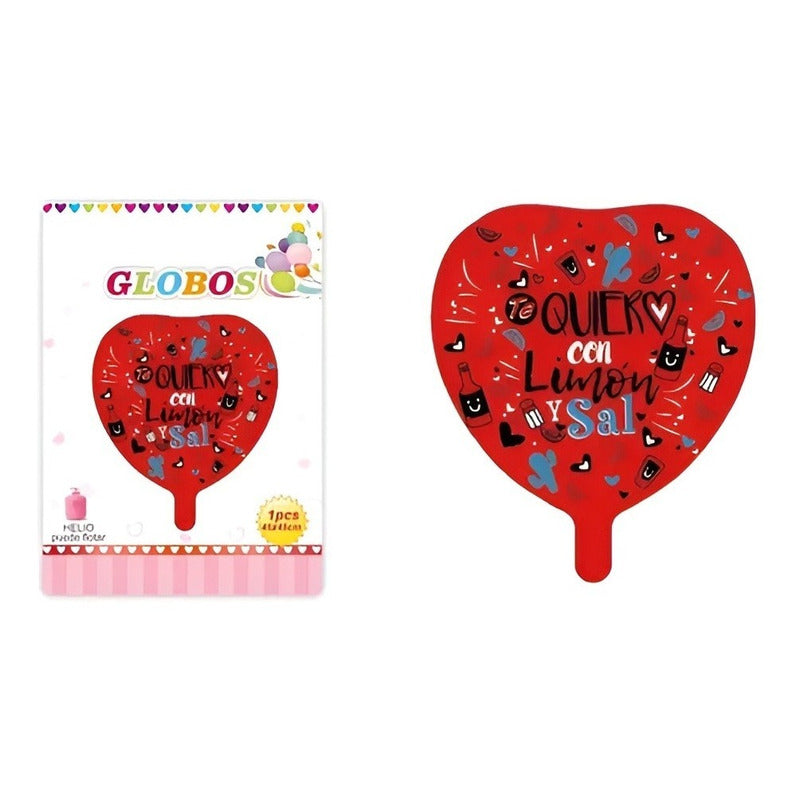 Globos Metalicos Corazon Globo Metalizado Decoracion 196 Rojo