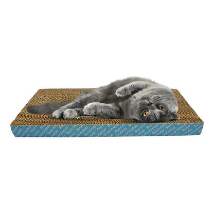 Rascador De Gato Con Catnip De Carton Cosas De Gatos Rascador Carton Corrugado Tus Mascotas Rascador Ola Amarillo