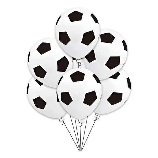 50 Globos Futbol Pelota Futbol Decoracion Fiesta Globos 214 Blanco