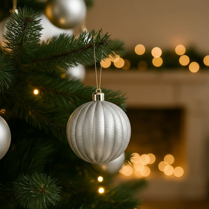 Decoración Árbol Navidad Set 28 Esferas Plástico 12.5 Cm