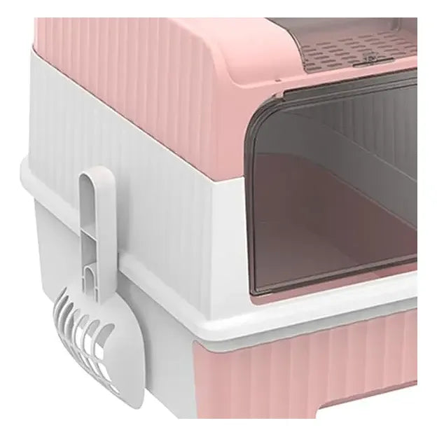 Arenero Xl Baño Sanitario Gatos Areneros Para Gatos Grandes Rosa