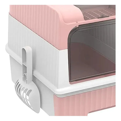 Arenero Xl Baño Sanitario Gatos Areneros Para Gatos Grandes Rosa