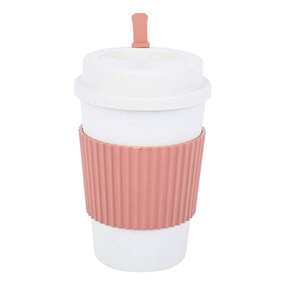 2 Vasos Para Café Vaso Fibra De Bambu Con Agitador Vasos Te